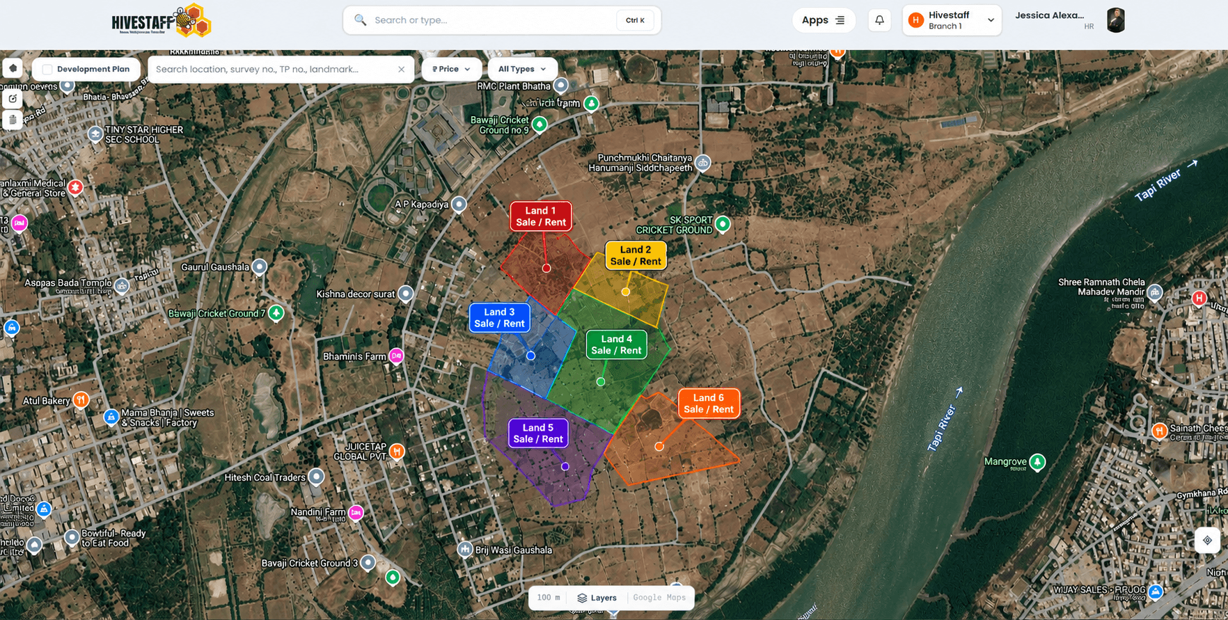 Hivestaff Real Estate OS Land Vault, GIS Mapping & Feasibility Intelligence Workspace